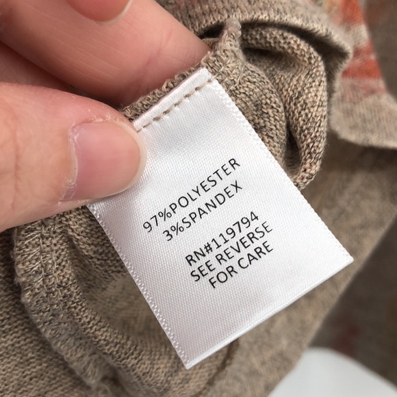 One World Extra Soft Knit Top Size M - Picture 7 of 15